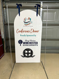 Acrylic Hanging Arch Hire Sign