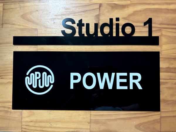 Custom Made Acrylic Signs