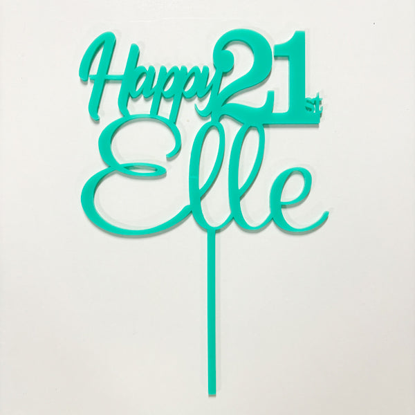 Acrylic Cake Topper