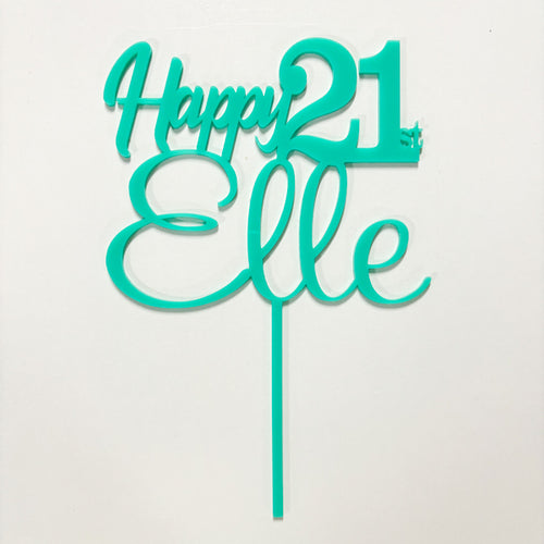 Acrylic Cake Topper
