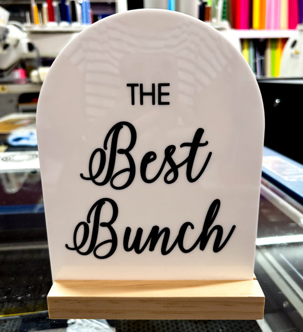 Table top sign