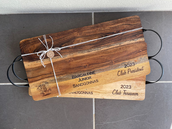 Custom Engraving on Cutting Boards