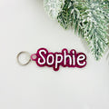 Acrylic Name Keyrings
