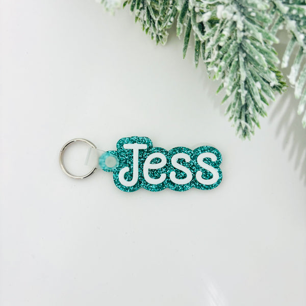 Acrylic Name Keyrings