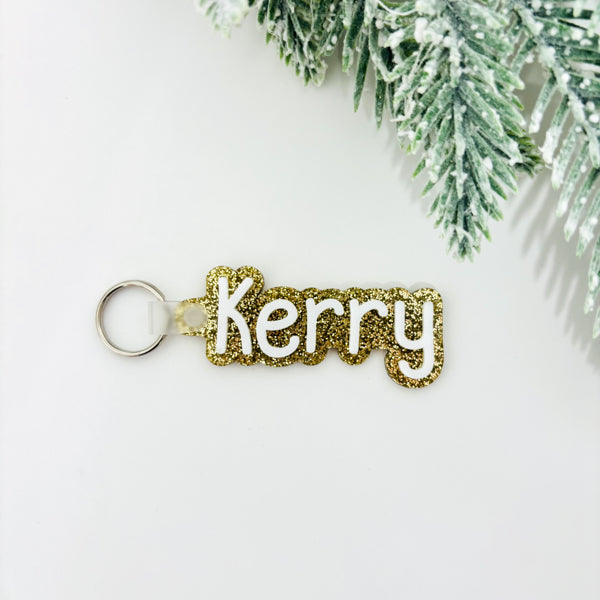 Acrylic Name Keyrings