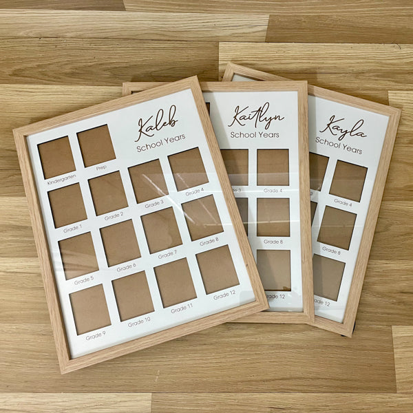 Queensland School Laser engraved Photo Frames