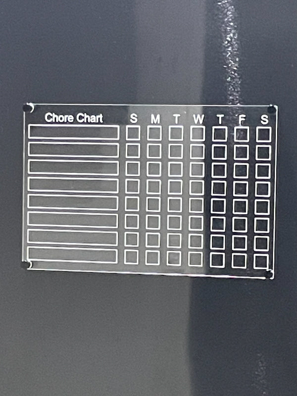 Magnetic Chore Chart