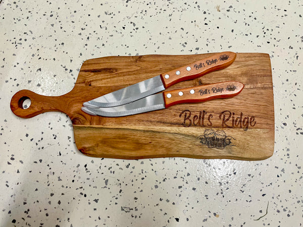 Engraved Steak Knives