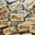 Timber Rectangular Key Ring