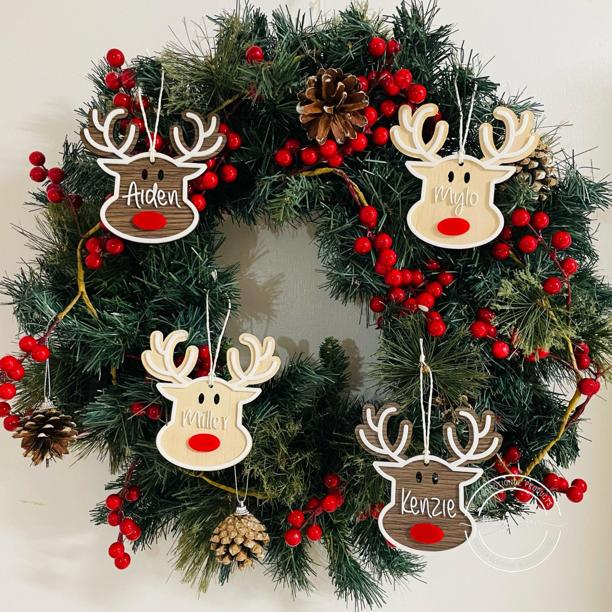 Personalised Reindeer Ornament