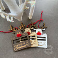 Reindeer Money Ornaments